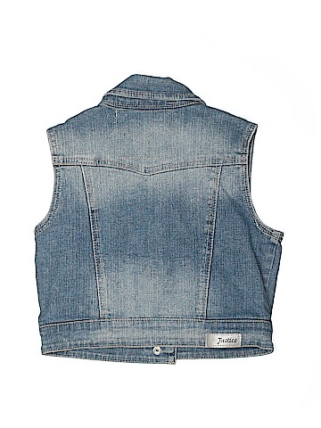 Justice Denim Vest (view 2)
