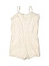 Xhilaration 100% Cotton White Romper Size 10 - 12 - photo 1