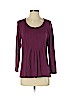 J.jill 100% Cotton Burgundy 3/4 Sleeve T-Shirt Size S (petite) - photo 1