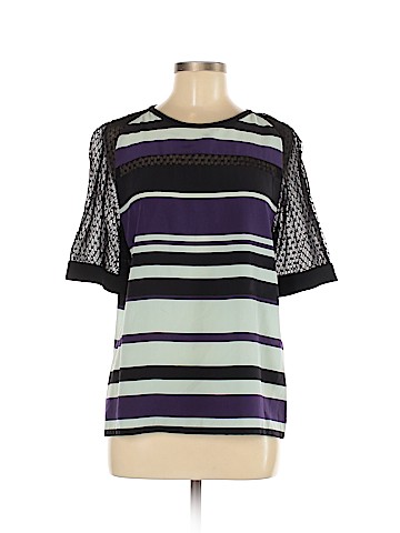 J. Mendel Short Sleeve Silk Top (view 1)