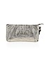 Elliott Lucca 100% Leather Silver Leather Wristlet One size - photo 2