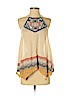 Jolt Tan Sleeveless Blouse Size S - photo 1