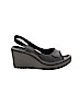 Crocs Black Wedges Size 10 - photo 1