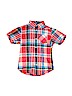 The Children's Place 100% Cotton Red Short Sleeve Button-Down Shirt Size 7 - 8 - photo 1