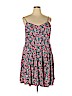 Old Navy 100% Rayon Pink Casual Dress Size XXL - photo 1