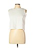 Dušan 100% Linen Ivory Sleeveless Blouse Size L - photo 1