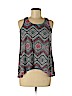No Boundaries 100% Polyester Black Sleeveless Blouse Size M - photo 1
