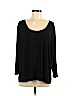 B.Y.B.B. By Susan Lawrence Black Long Sleeve Top Size XXL - photo 1