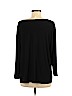B.Y.B.B. By Susan Lawrence Black Long Sleeve Top Size XXL - photo 2