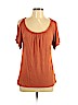 Forever 21 100% Rayon Orange Short Sleeve Top Size L - photo 1