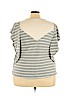 Lane Bryant Gray Short Sleeve Top Size 22 Plus (5) - photo 2
