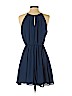 Lush 100% Polyester Blue Casual Dress Size S - photo 2