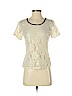 Forever 21 Ivory Short Sleeve Blouse Size S - photo 1