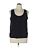 Slinky Brand Black Sleeveless Blouse Size 1X - photo 1
