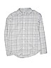 Janie and Jack 100% Cotton Gray Long Sleeve Button-Down Shirt Size 12 - photo 1