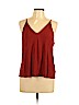 H&M 100% Viscose Orange Sleeveless Blouse Size L - photo 1