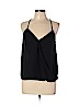 Lily White 100% Polyester Black Sleeveless Blouse Size L - photo 1