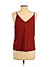 H&M 100% Viscose Orange Sleeveless Blouse Size L - photo 2