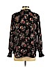 Ann Taylor 100% Polyester Black Long Sleeve Blouse Size M (petite) - photo 2