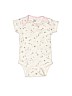 Gerber 100% Cotton Ivory Short Sleeve Onesie Size 6-9 mo - photo 1
