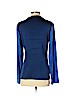 Elie Tahari Blue Long Sleeve Silk Top Size S - photo 2