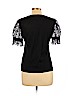 St. John Black Short Sleeve Top Size 10 - photo 2