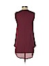 H&M 100% Polyester Burgundy Sleeveless Blouse Size 4 - photo 2