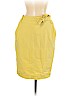 Akris Punto for Bergdorf Goodman 100% Cotton Yellow Casual Skirt Size 8 - photo 1