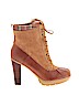 Tommy Hilfiger 100% Leather Brown Ankle Boots Size 9 - photo 1