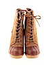 Tommy Hilfiger 100% Leather Brown Ankle Boots Size 9 - photo 2