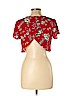 Forever 21 100% Rayon Red Short Sleeve Blouse Size M - photo 2