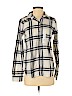 SO 100% Cotton Ivory Long Sleeve Button-Down Shirt Size S - photo 1