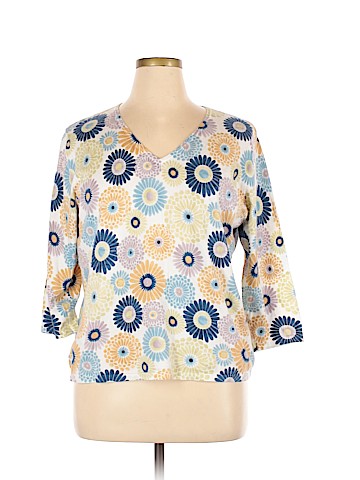 Talbots 3/4 Sleeve T-Shirt (view 1)