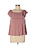 Vanilla Star 100% Rayon Pink Short Sleeve Blouse Size M - photo 1