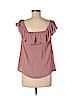 Vanilla Star 100% Rayon Pink Short Sleeve Blouse Size M - photo 2