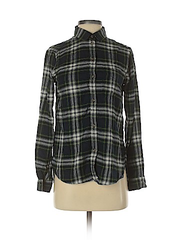 American Eagle Outfitters Long Sleeve Button-Down Shirt (view 1)