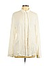 ATM Anthony Thomas Melillo 100% Viscose Ivory Long Sleeve Button-Down Shirt Size L - photo 1
