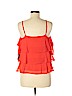A. Byer 100% Polyester Red Sleeveless Blouse Size M - photo 2