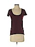 Lululemon Athletica Burgundy Active T-Shirt Size 4 - photo 1