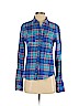 Hollister 100% Cotton Blue Long Sleeve Button-Down Shirt Size S - photo 1