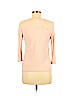 H&M 100% Cotton Tan 3/4 Sleeve Top Size M - photo 2