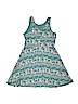Old Navy 100% Cotton Floral Blue Dress Size 14 - photo 2