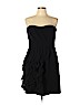 JS Collection 100% Polyester Black Cocktail Dress Size 10 - photo 1