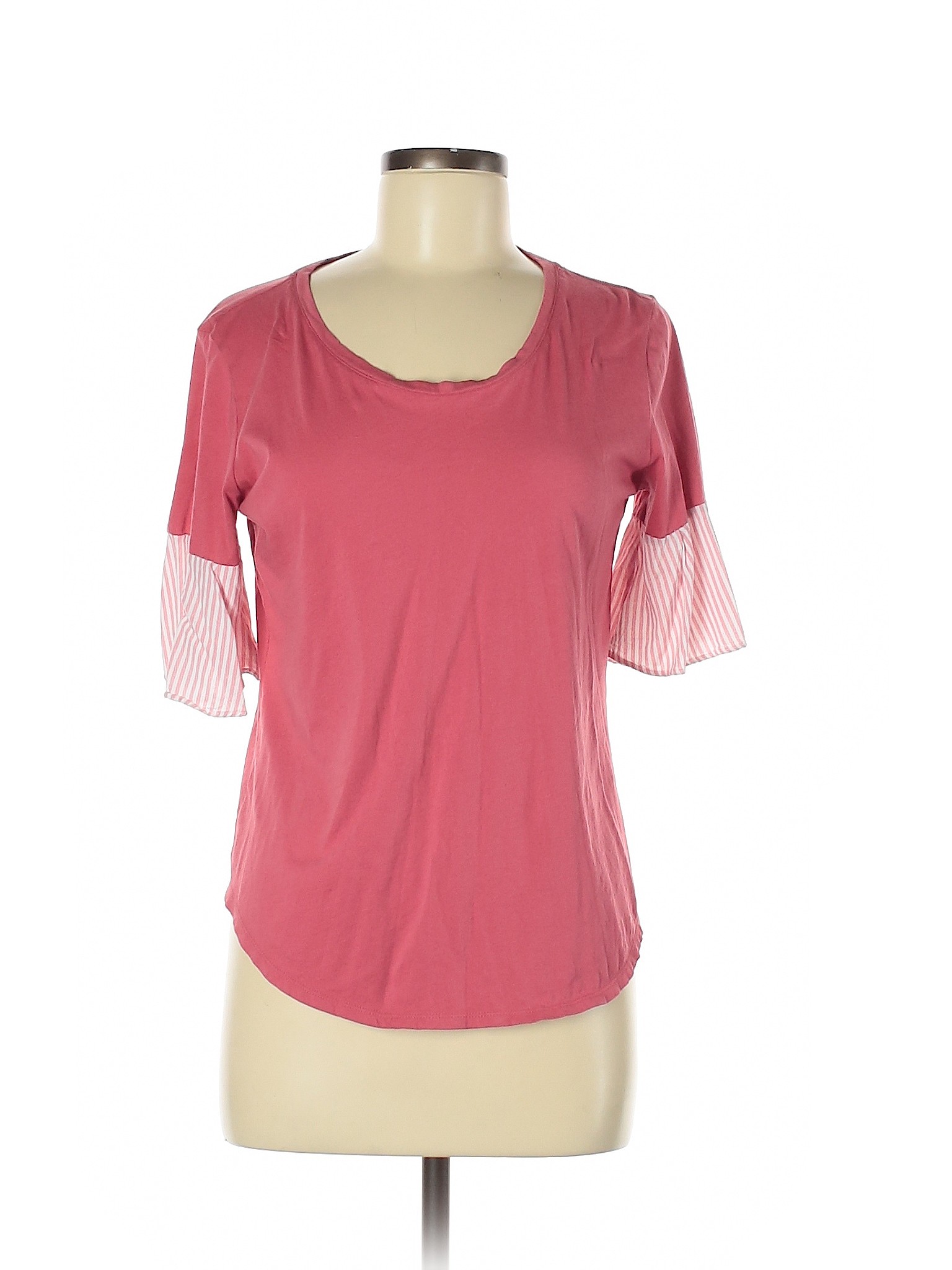 Soho JEANS NEW YORK & COMPANY Women Pink Short Sleeve T-Shirt XS | eBay