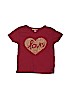 Penelope Mack 100% Cotton Burgundy Short Sleeve T-Shirt Size 4 - photo 1