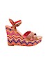 American Eagle Shoes Orange Wedges Size 7 - photo 1
