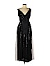 Kay Unger 100% Polyester Black Cocktail Dress Size 6 - photo 1
