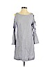 Avec Les Filles 100% Cotton Blue Casual Dress Size S - photo 1