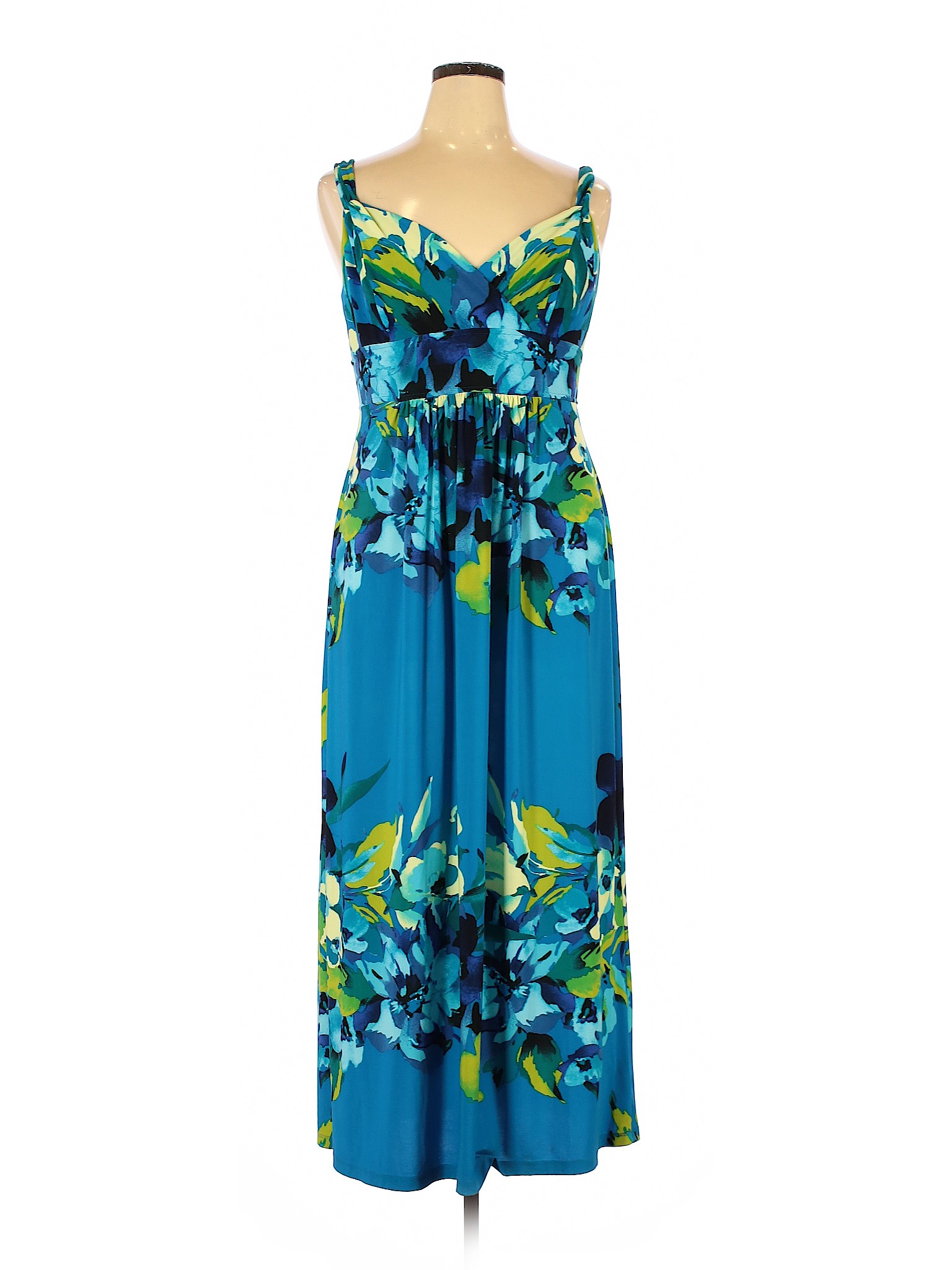 Chaps Women Blue Casual Dress XL eBay