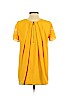 MICHAEL Michael Kors Yellow Short Sleeve Blouse Size XS - photo 2